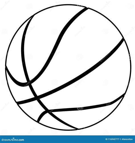 basketball drawing black and white|black and white basketball line drawing.